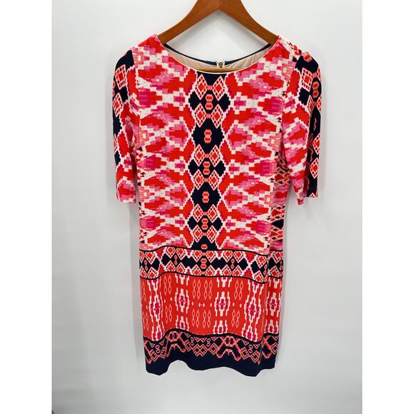 ELIZA J Pink Abstract Shift Dress // 6 - Picture 1 of 9